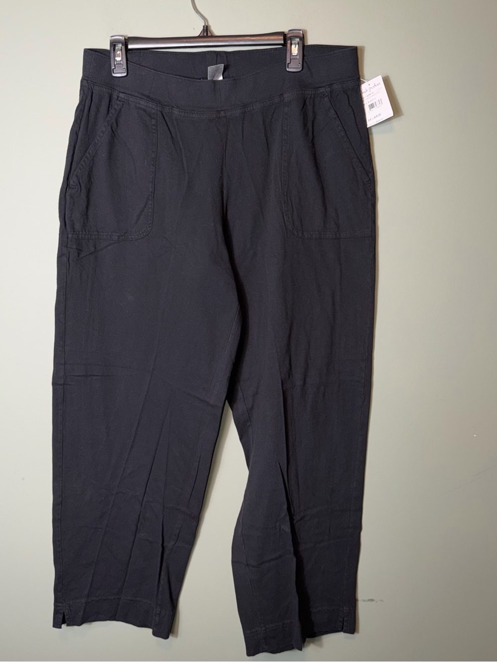 fresh produce Key Largo Ankle Pant Black Pull-On Pants XXL New with tags